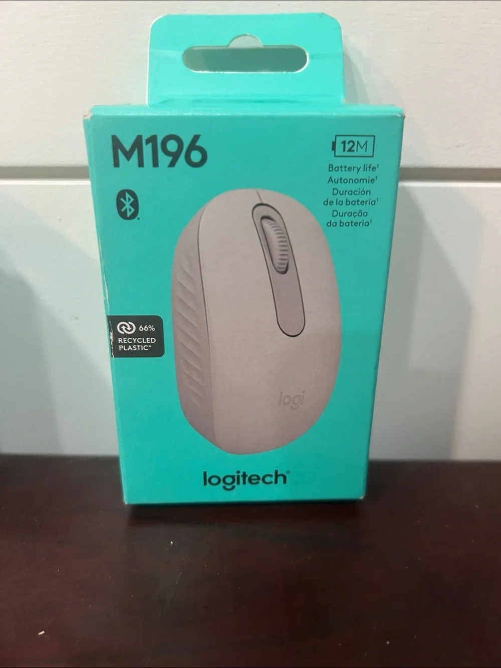 Logitech M196 Wireless Mouse - Beige Taupe